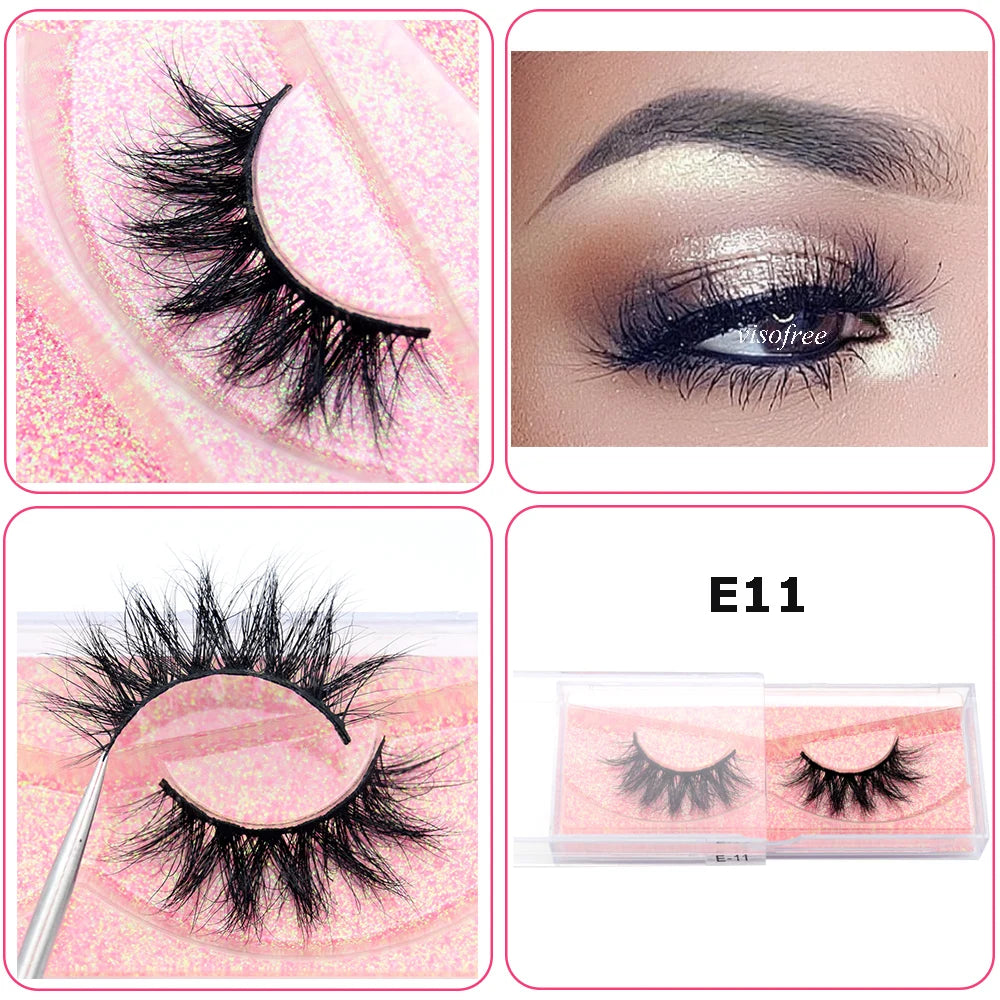 Mink Eyelashes Hand Made Crisscross False Eyelashes