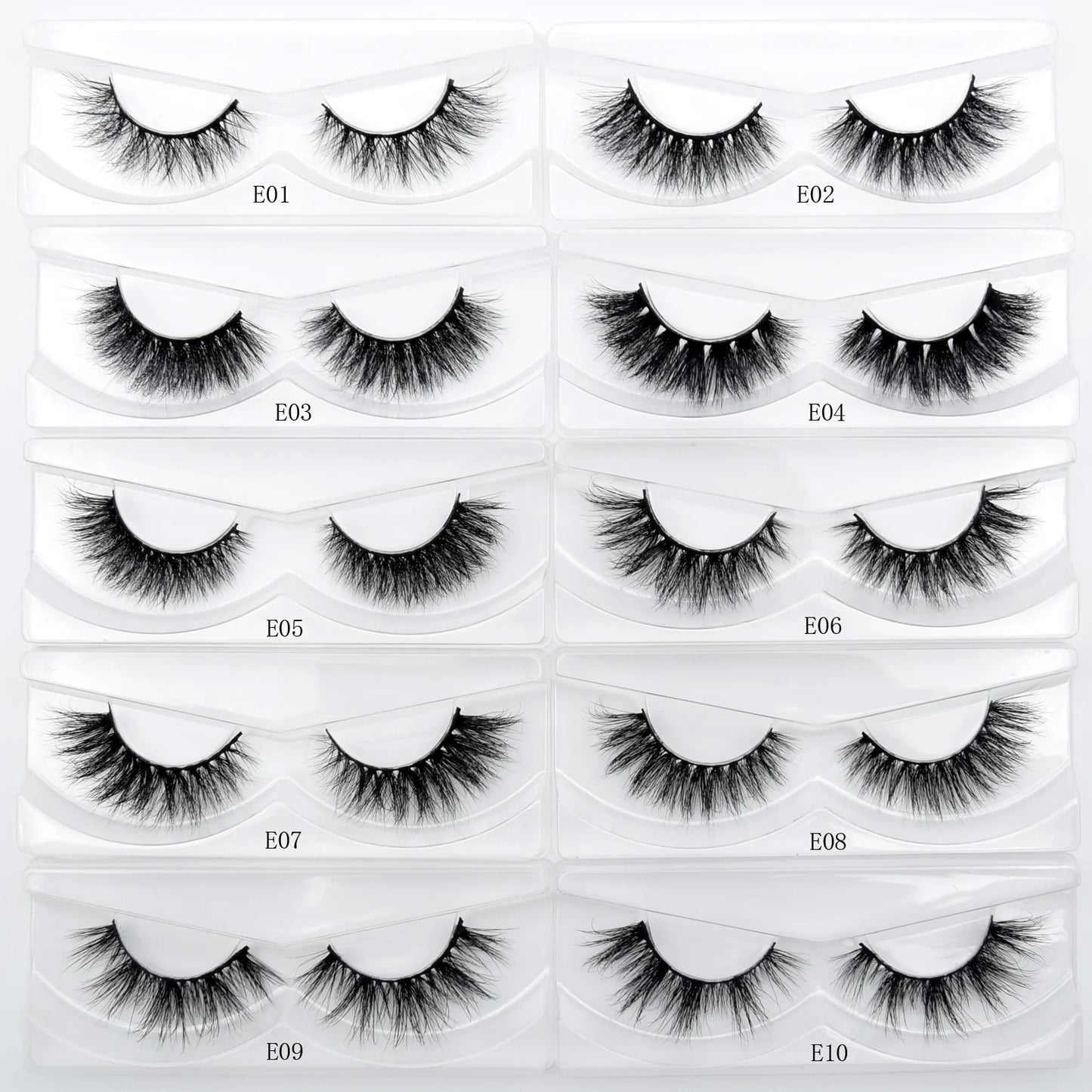 Mink Eyelashes Hand Made Crisscross False Eyelashes