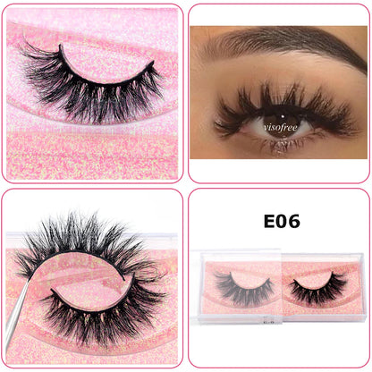 Mink Eyelashes Hand Made Crisscross False Eyelashes