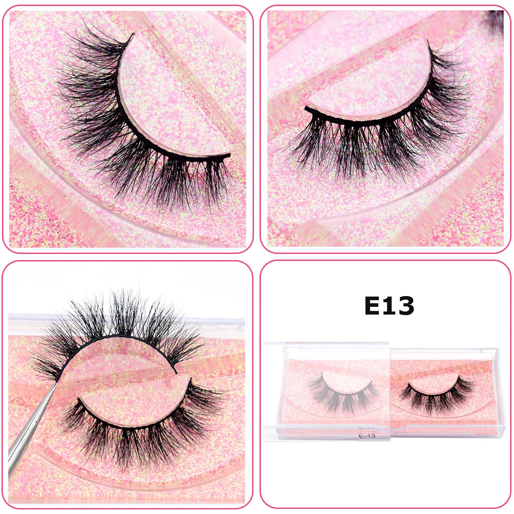 Mink Eyelashes Hand Made Crisscross False Eyelashes