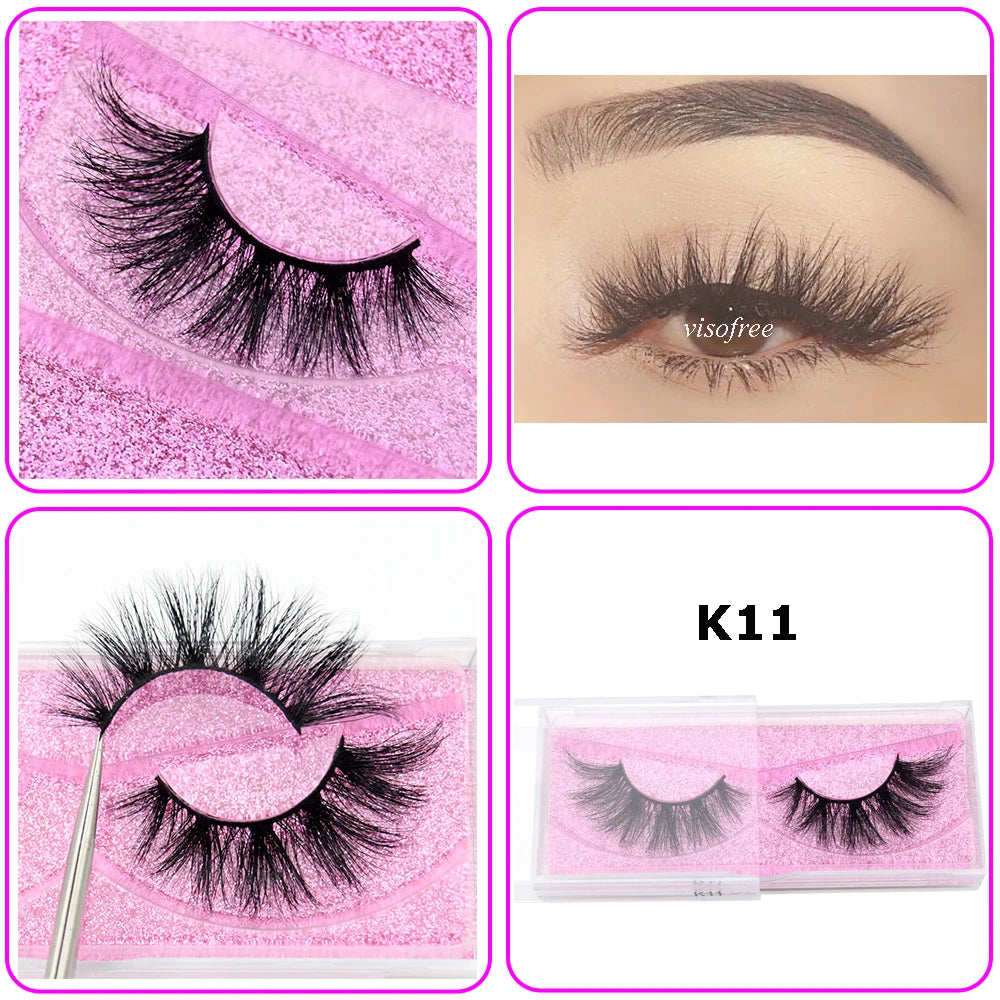 Mink Eyelashes Hand Made Crisscross False Eyelashes