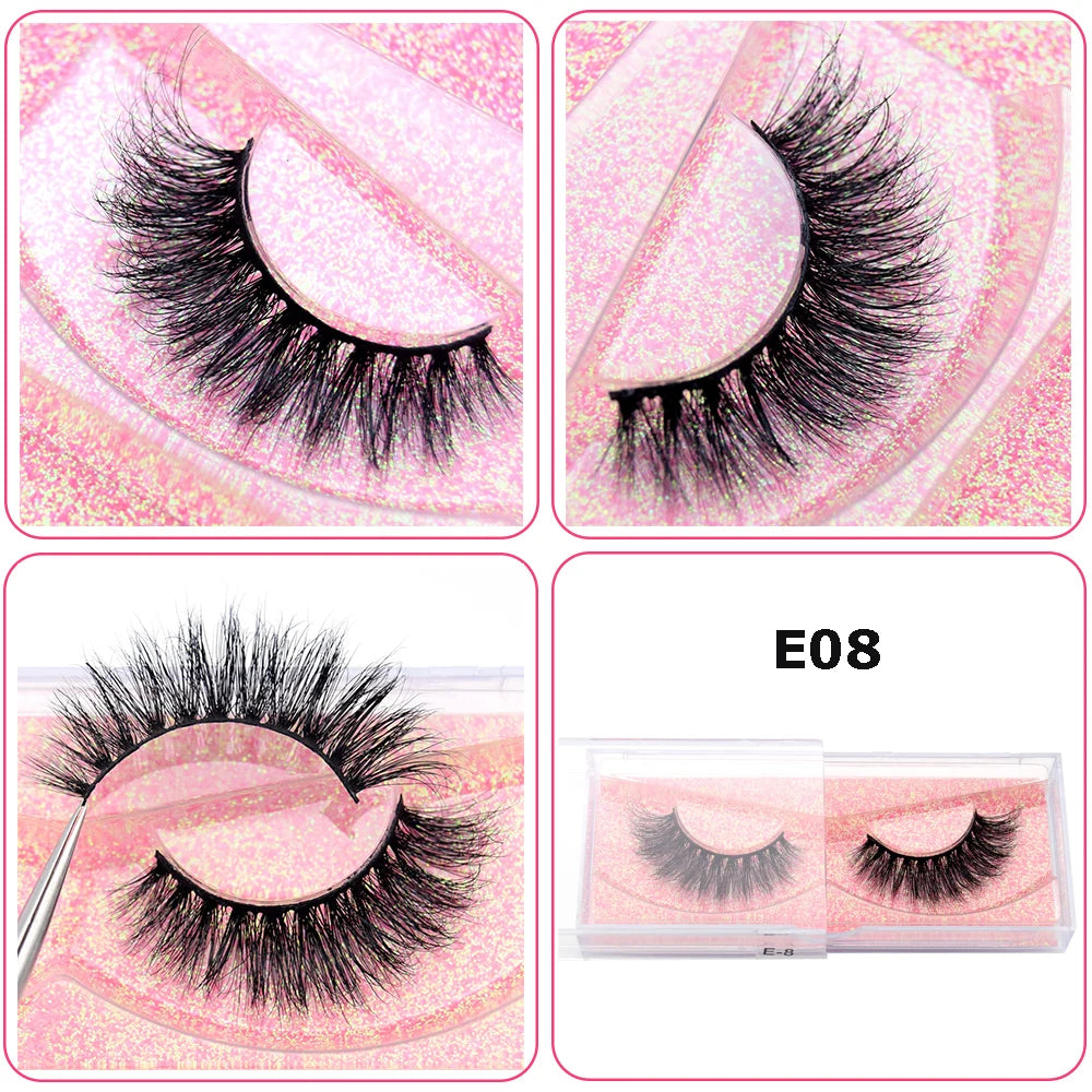 Mink Eyelashes Hand Made Crisscross False Eyelashes