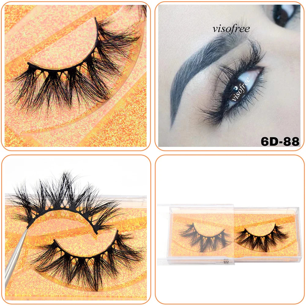 Mink Eyelashes Hand Made Crisscross False Eyelashes