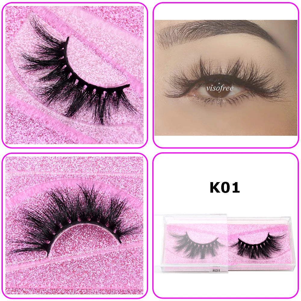 Mink Eyelashes Hand Made Crisscross False Eyelashes