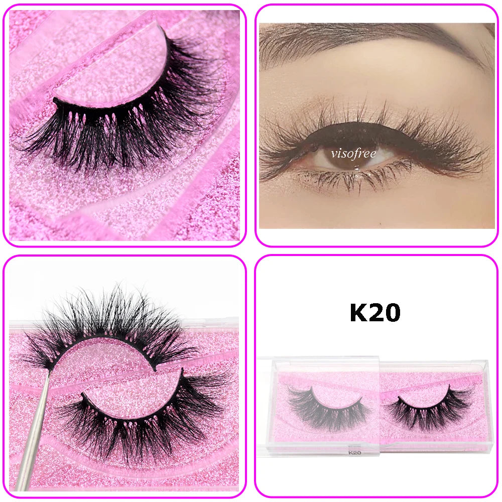 Mink Eyelashes Hand Made Crisscross False Eyelashes