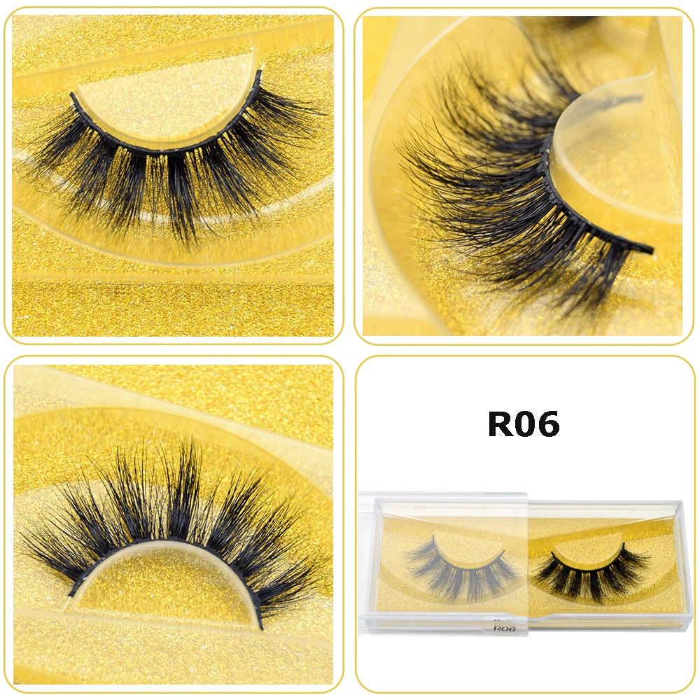 Mink Eyelashes Hand Made Crisscross False Eyelashes