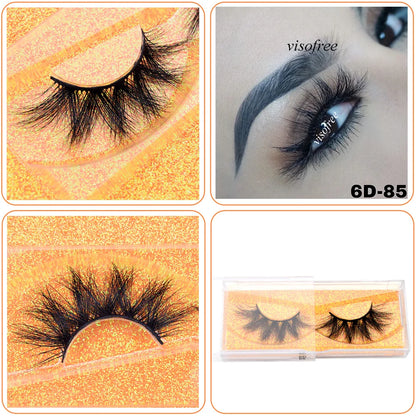 Mink Eyelashes Hand Made Crisscross False Eyelashes