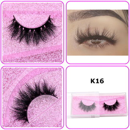 Mink Eyelashes Hand Made Crisscross False Eyelashes